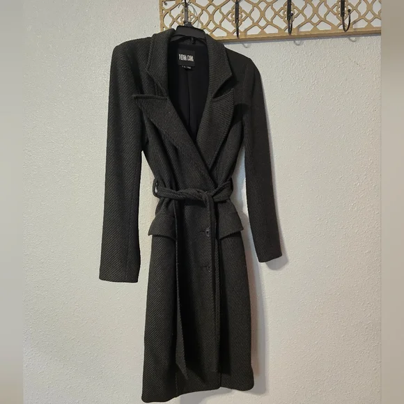 Vena Cava Long Belted Coat ASO Gossip Girl - Picture 4 of 16